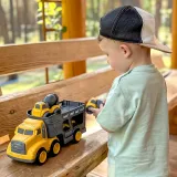 WOOPIE Laweta Zestaw 4w1 Pojazdy Budowlane