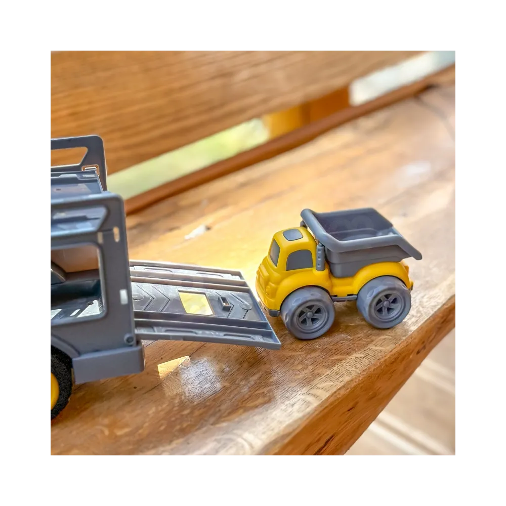 WOOPIE Laweta Zestaw 4w1 Pojazdy Budowlane