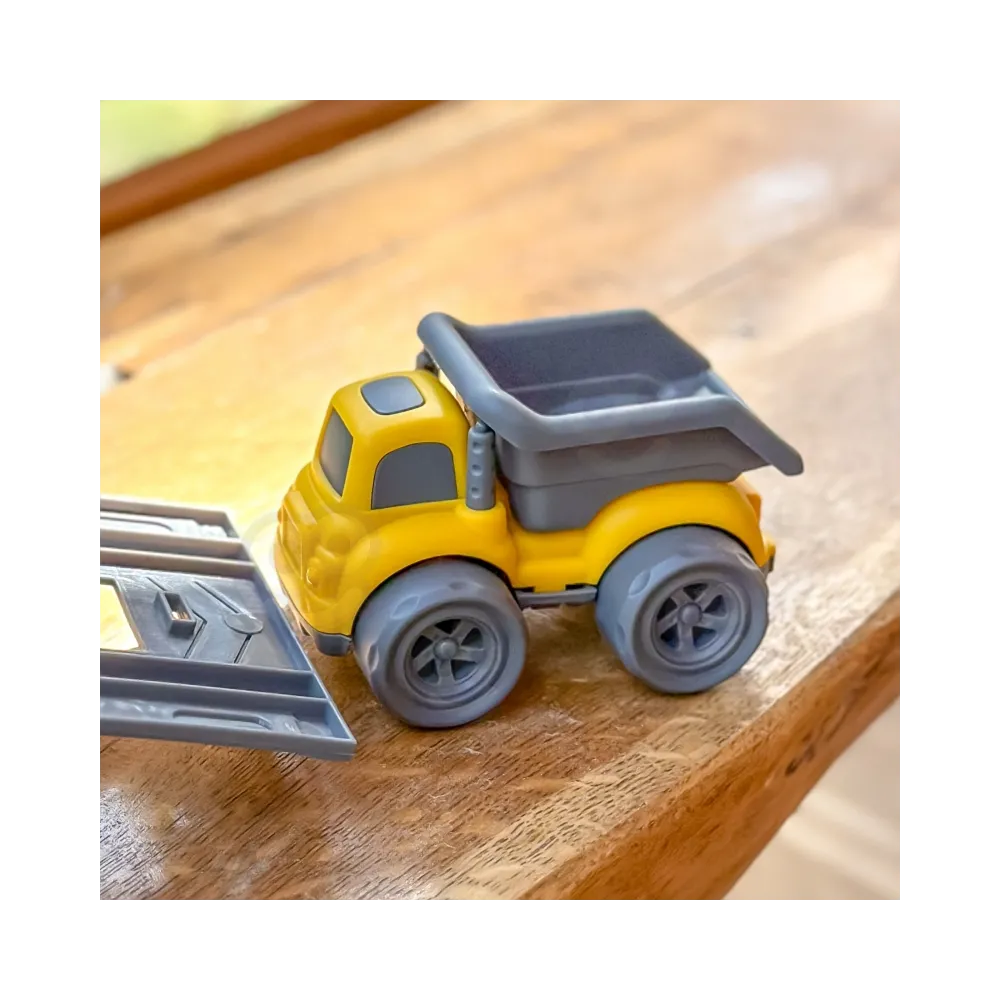 WOOPIE Zestaw 3w1 Pojazdy Budowlane Śmieciarka Betoniarka Wywrotka