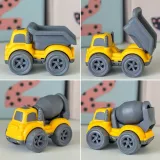 WOOPIE Zestaw 3w1 Pojazdy Budowlane Śmieciarka Betoniarka Wywrotka