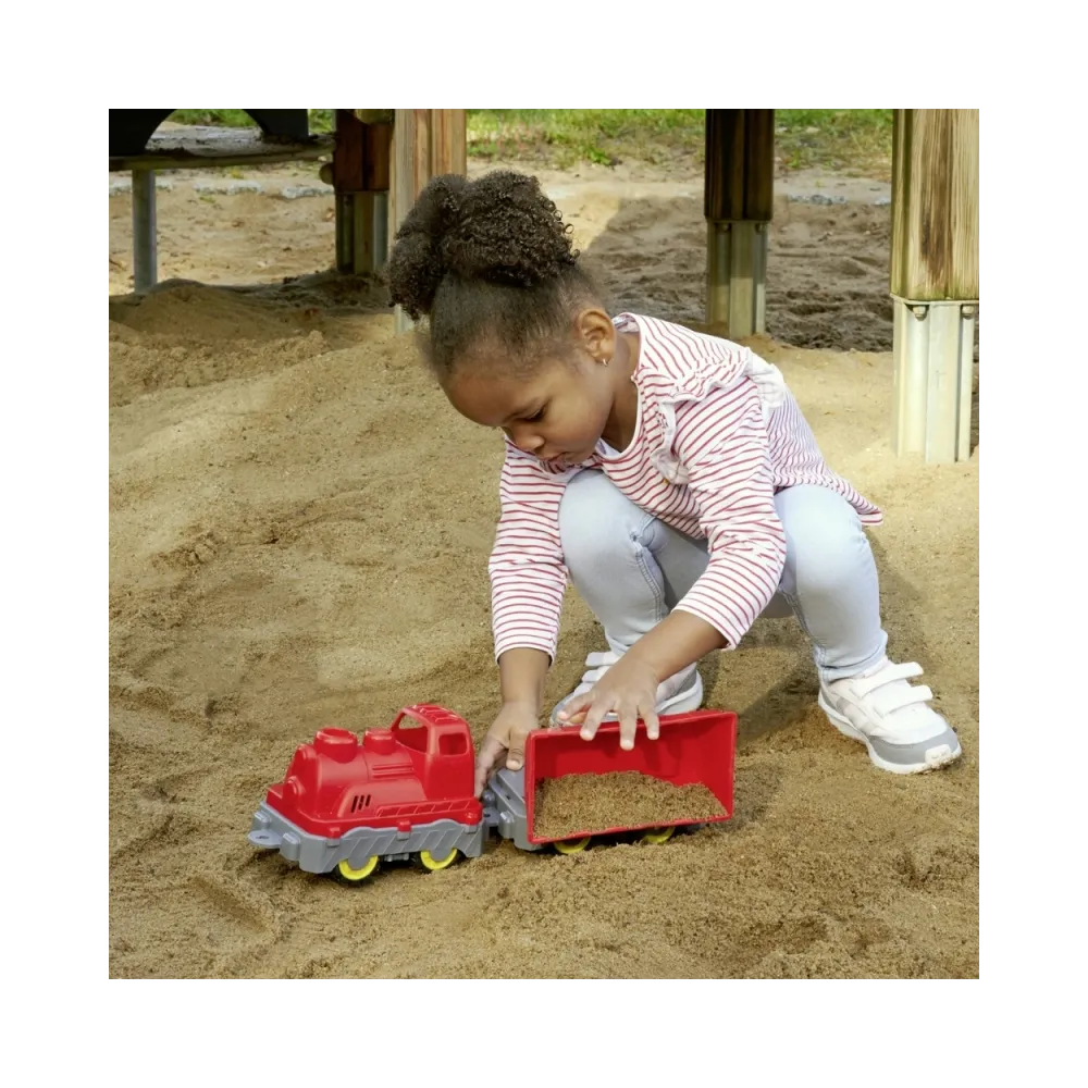 BIG Pociąg Towarowy Wagon z Wywrotką Zabawka do Pasku