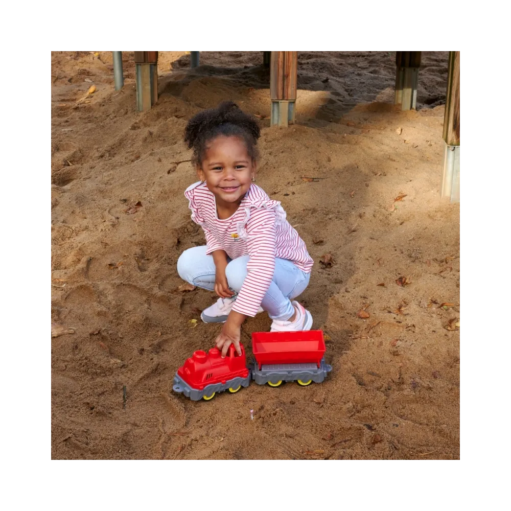 BIG Pociąg Towarowy Wagon z Wywrotką Zabawka do Pasku