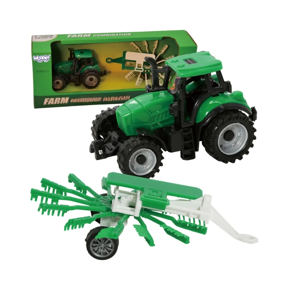 WOOPIE Traktor Rolniczy ze Zgrabiarką