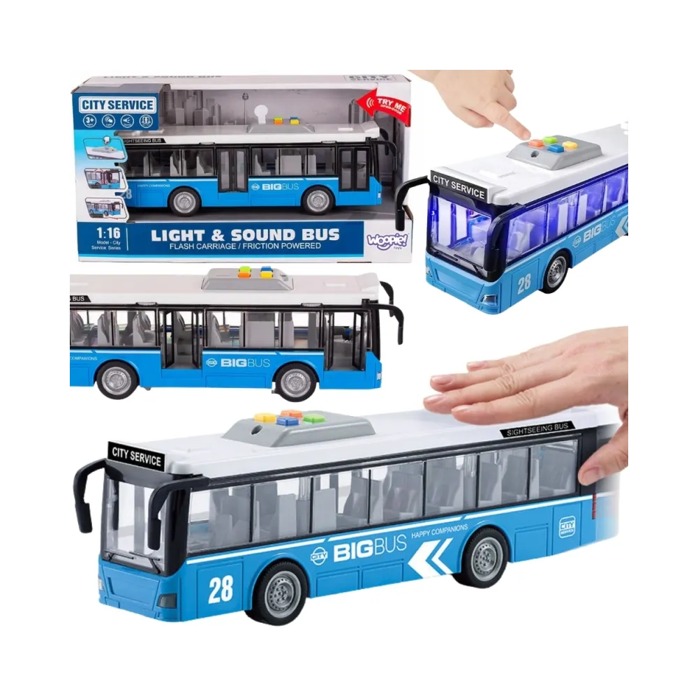 WOOPIE Autobus Miejski Interaktwny Elektryczny 1:16
