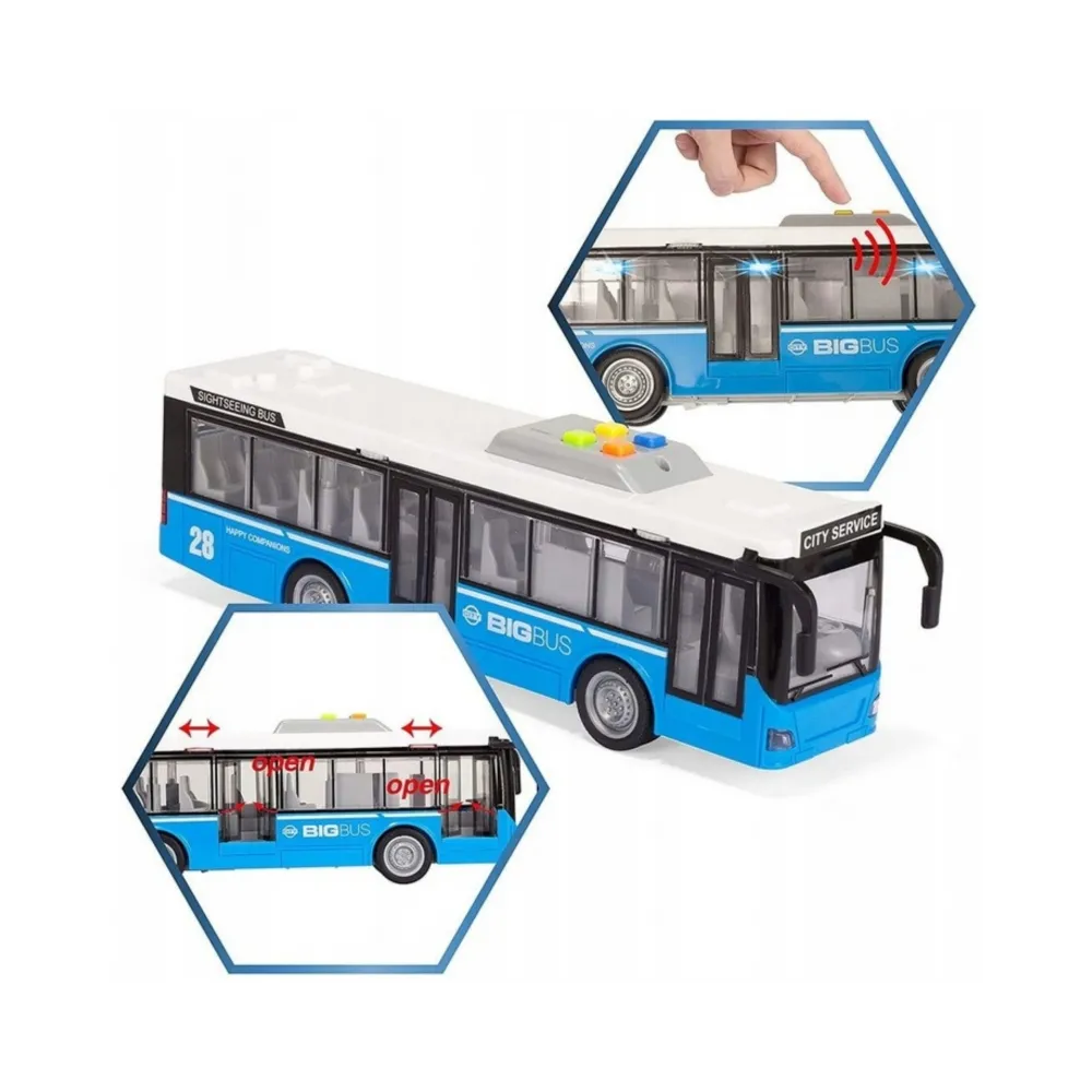 WOOPIE Autobus Miejski Interaktwny Elektryczny 1:16