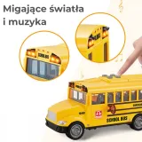 WOOPIE Autobus Szkolny Interaktywny Elektryczny 1:20