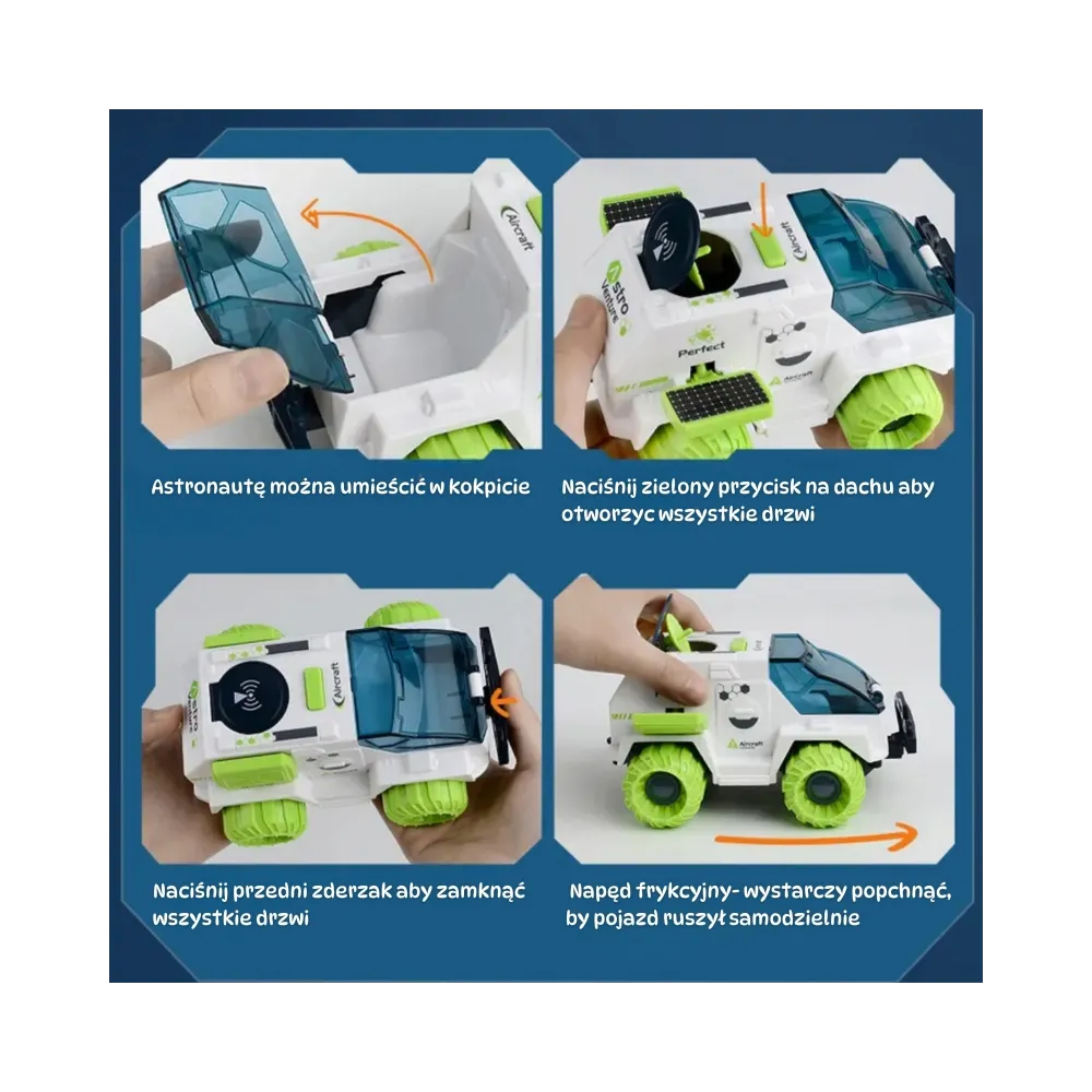 WOOPIE Interaktywny Łazik Kosmiczny Space Set