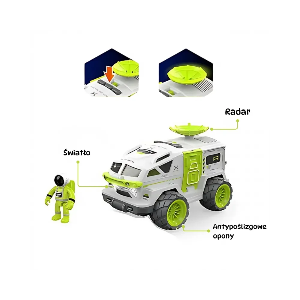WOOPIE Interaktywny Duży Łazik Kosmiczny Space Set