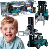 WOOPIE Wózek Widłowy Zaciskowy z Przyczepą Dźwięki Światła