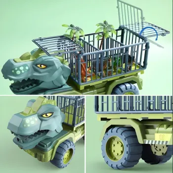 WOOPIE Ciężarówka Dinozaur Transporter Figurki
