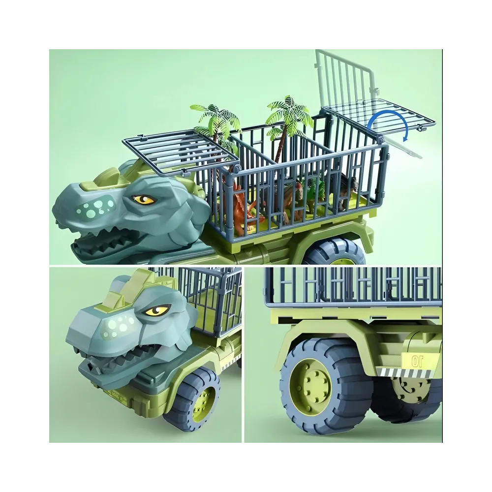 WOOPIE Ciężarówka Dinozaur Transporter Figurki