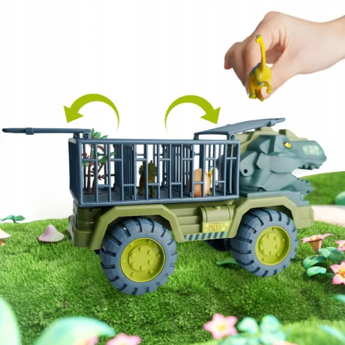 Imponująca ciężarówka do tworzenia jurajskich przygód