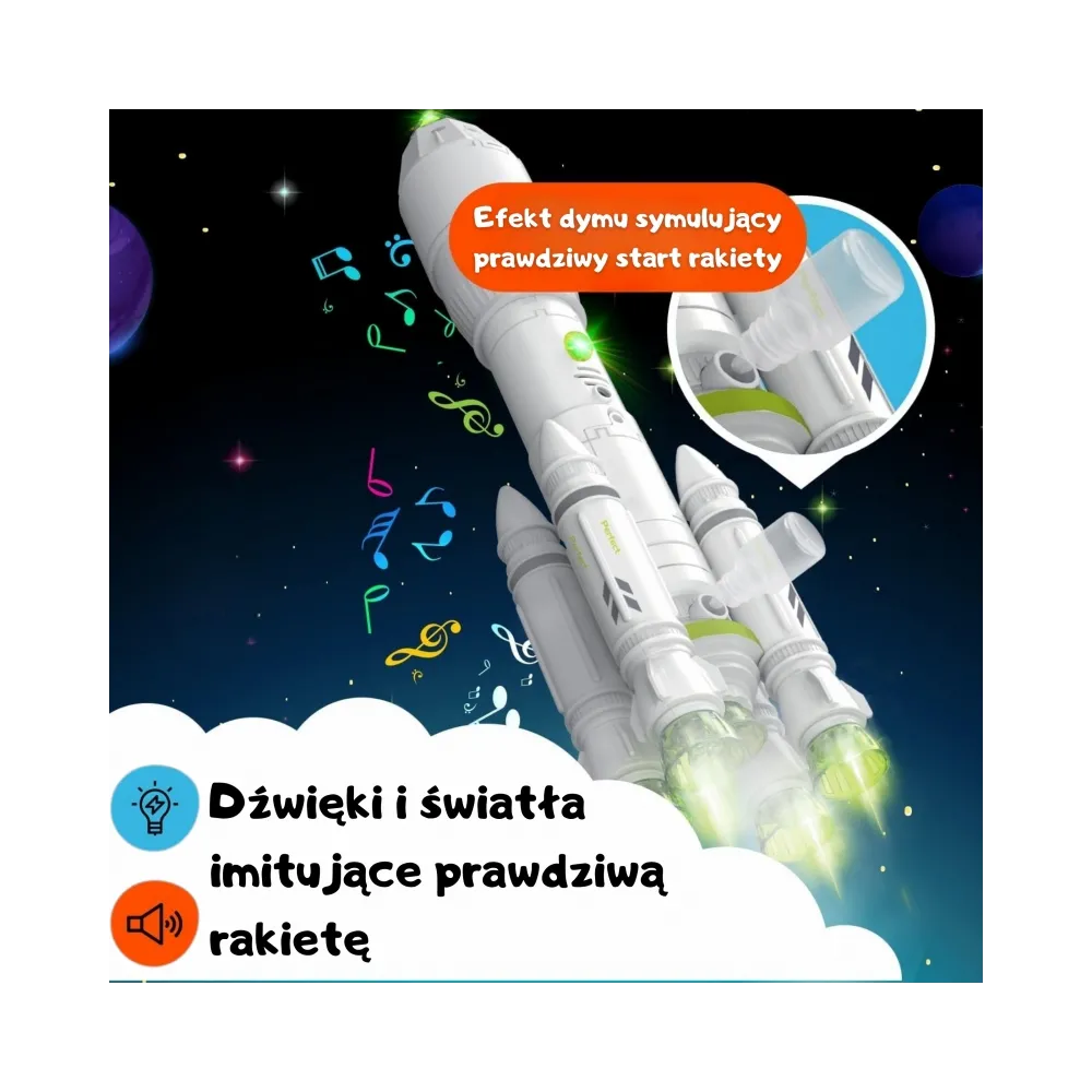 WOOPIE Interaktywna Rakieta Kosmiczna Space Set