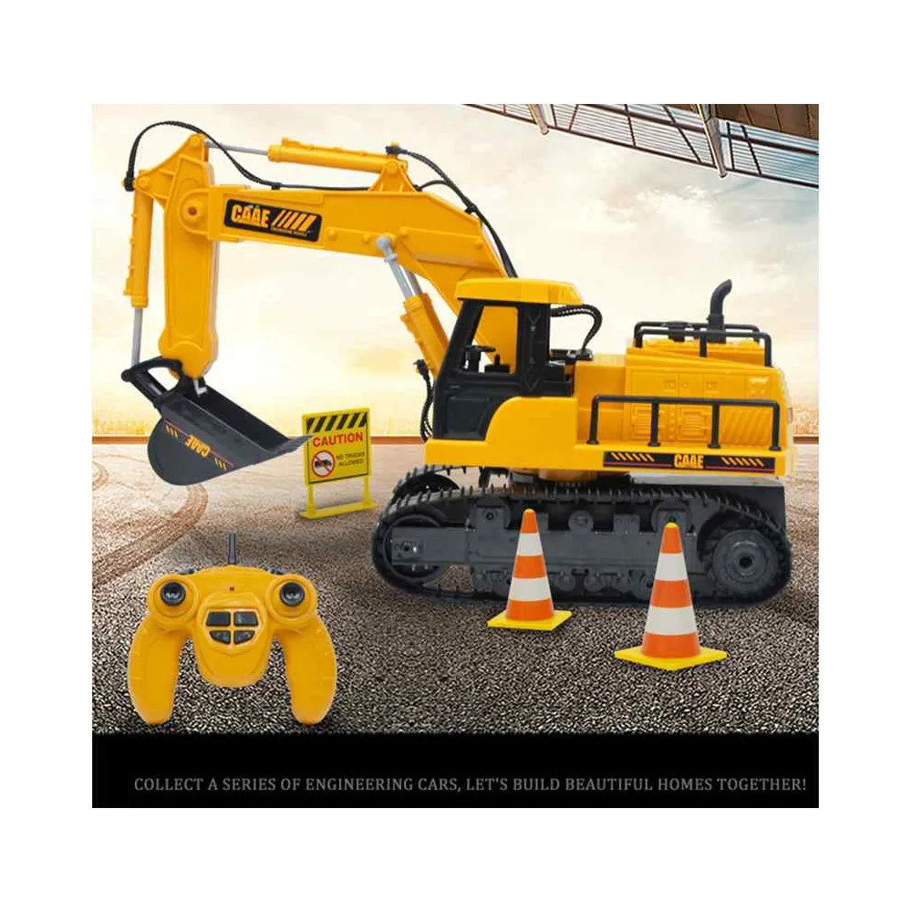 Koparka z dźwiękami i 7 różnymi funkcjami zabawy