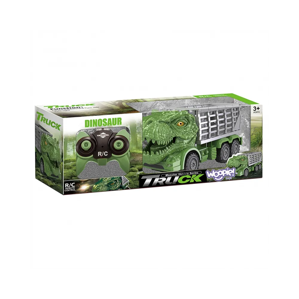 Interaktywny samochód dinozaur z otwieraną klapą