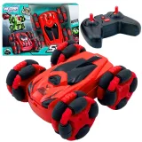 Zdalnie sterowane auto kaskaderskie z diodami LED.