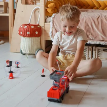 zdalne sterowanie wozem strażackim w akcji