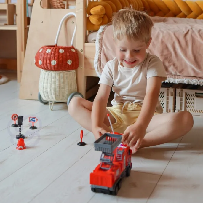 zdalne sterowanie wozem strażackim w akcji