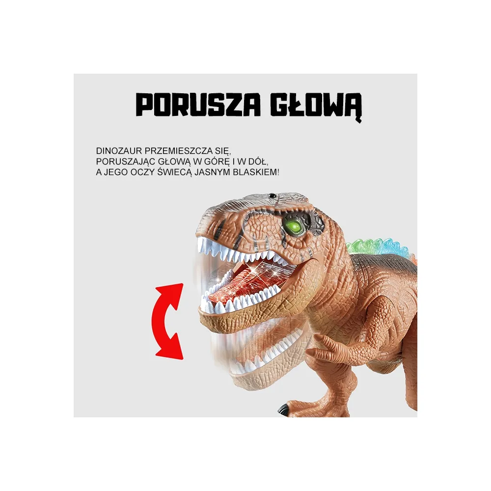 Dinozaur T-Rex z ruchomymi elementami