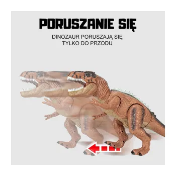 Realistyczny ryk dinozaura podczas zabawy