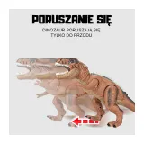 Realistyczny ryk dinozaura podczas zabawy