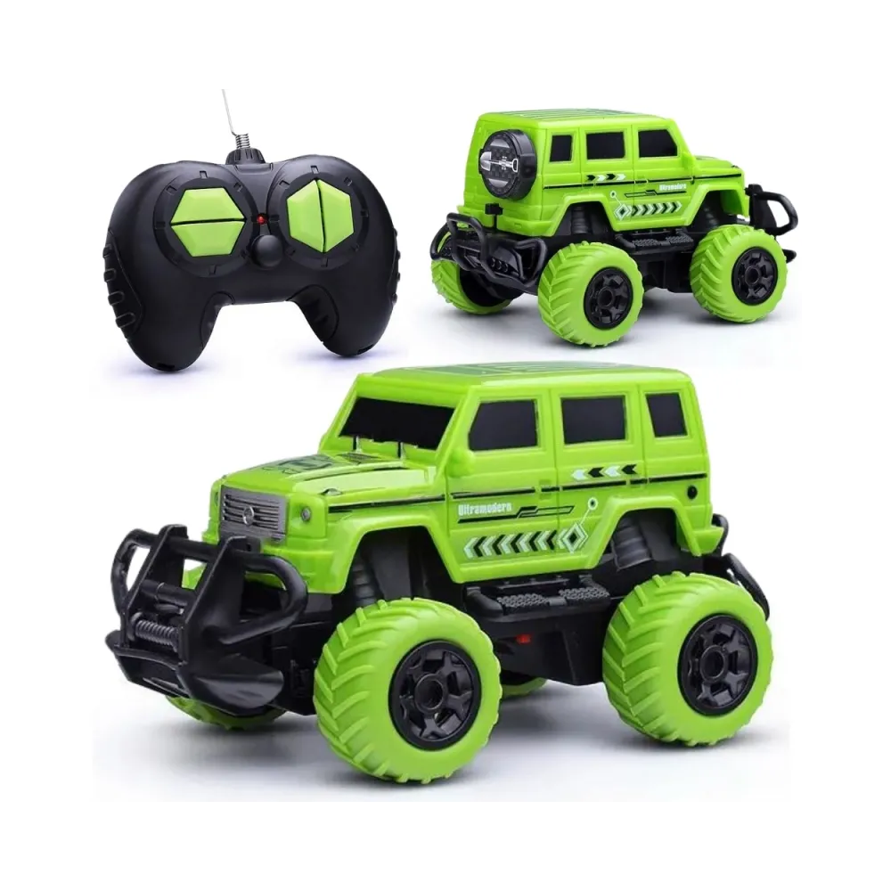 Zdalnie sterowany jeep cross-country z LED