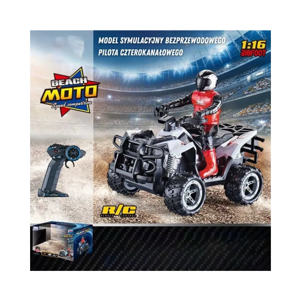 Quad kaskaderski RC do jazdy terenowej