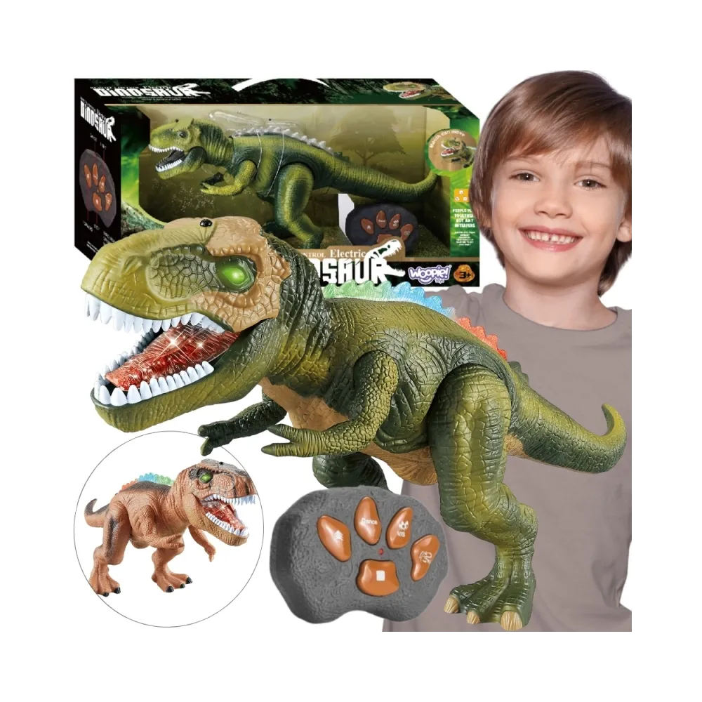 Dinozaur RC zdalnie sterowany T-Rex w akcji