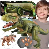 Dinozaur RC zdalnie sterowany T-Rex w akcji