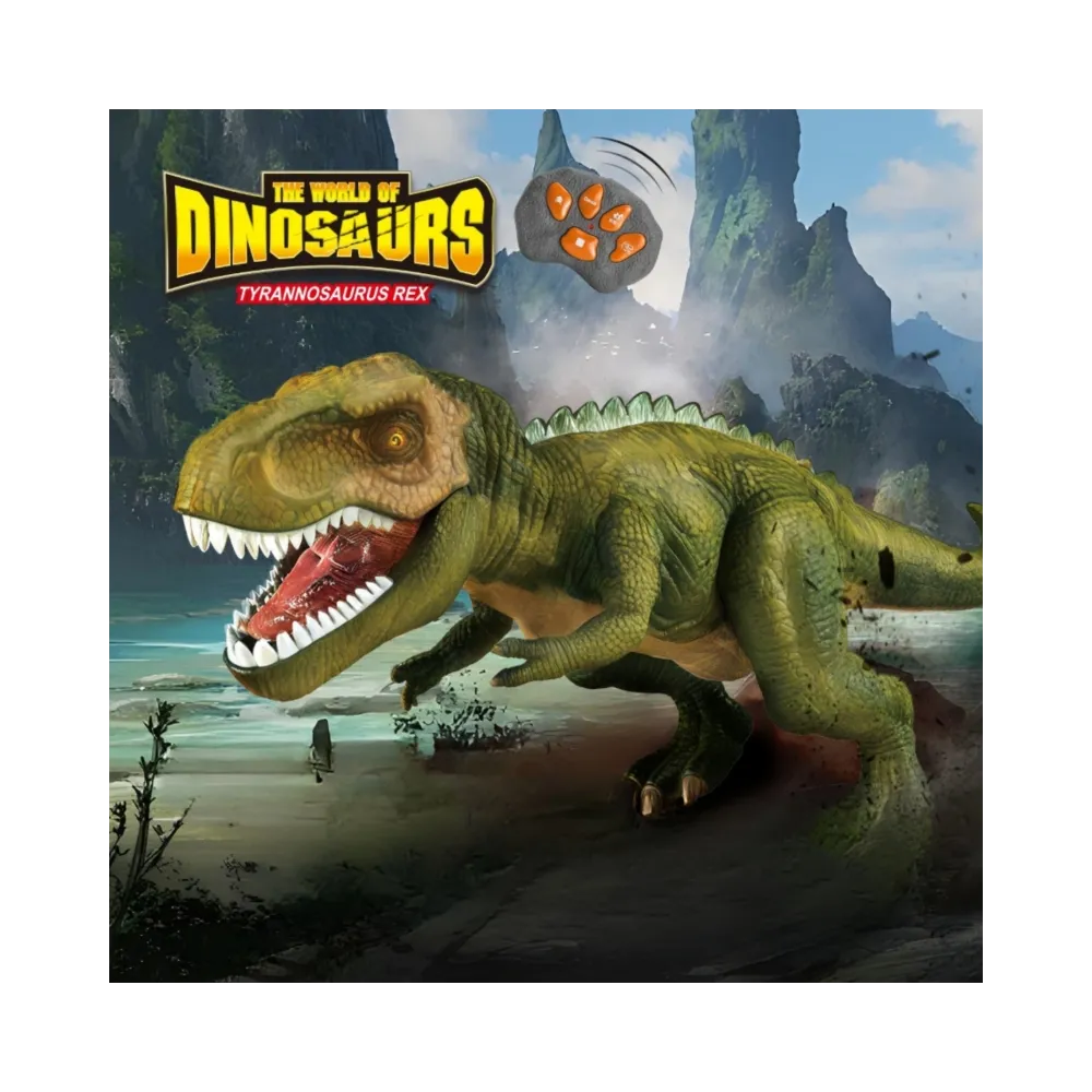 Efektowny T-Rex z tanecznymi ruchami