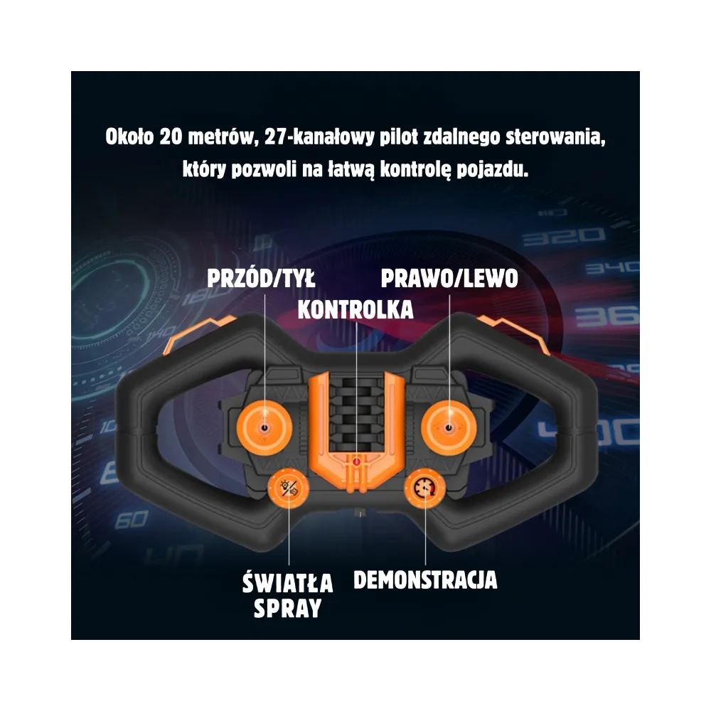 Wyścigowy samochód dla małych kierowców