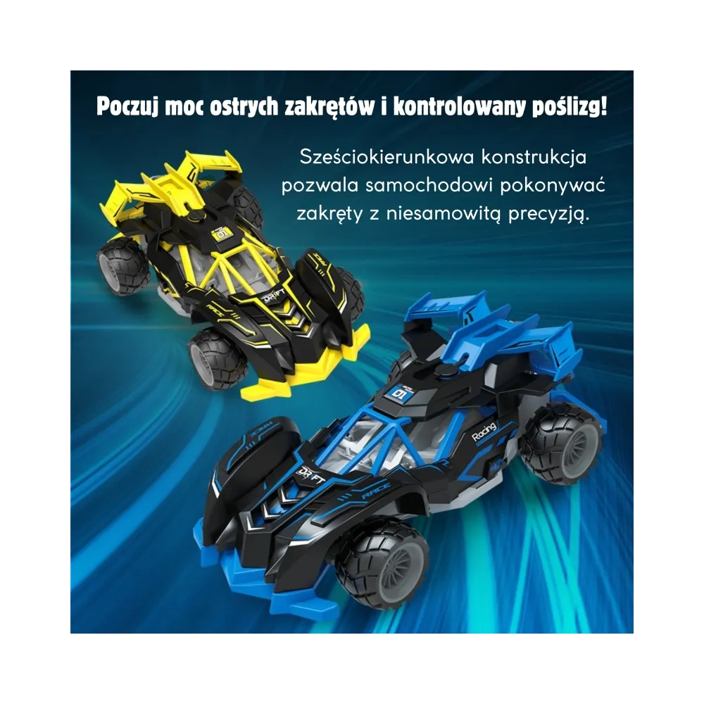 Zdalnie sterowane autko do rozwijania umiejętności