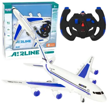 Niebieski zdalnie sterowany samolot WOOPIE