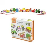 Klocki przedstawiające zwierzątka i farmera