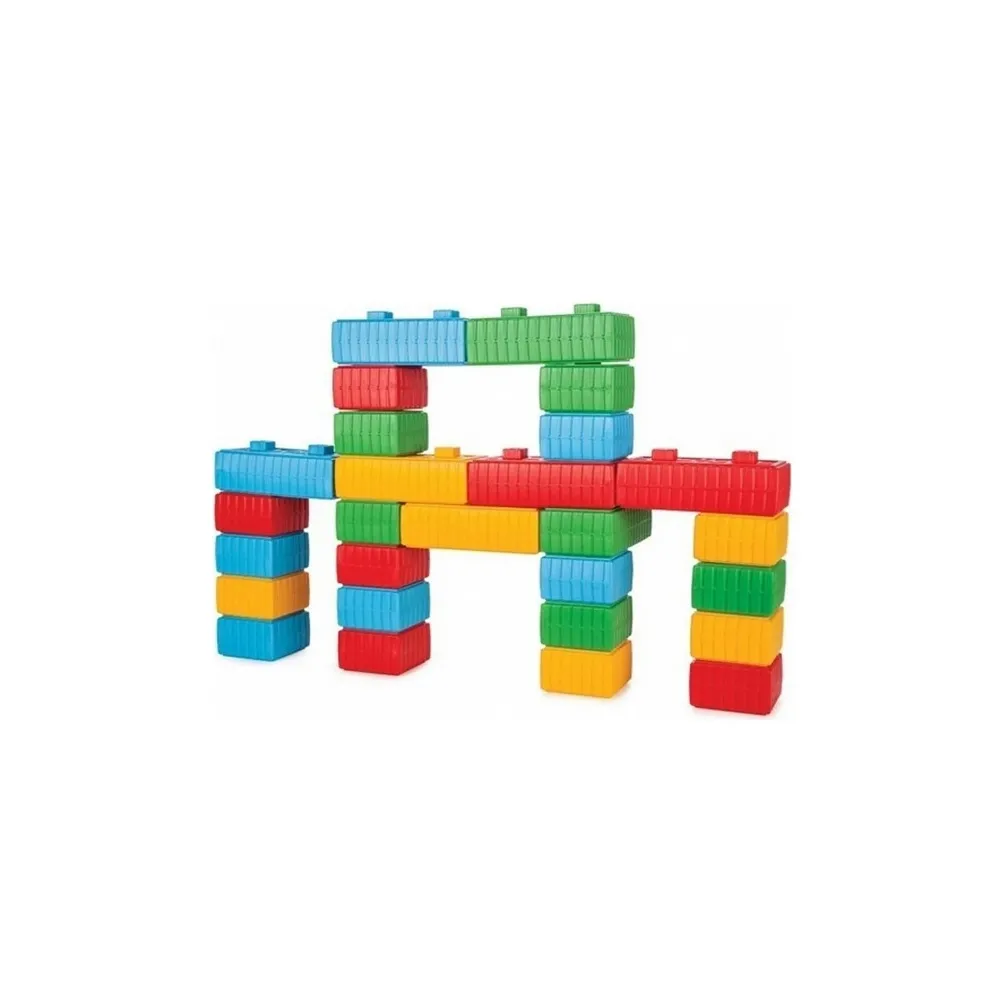 WOOPIE Klocki Konstrukcyjne XXL Zestaw z Samochodzikiem 43 el.