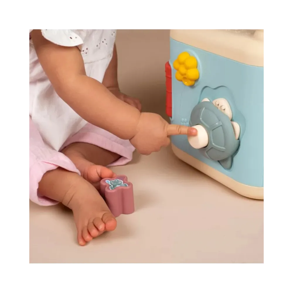 SMOBY Little Sensoryczna Kostka Aktywności dla Dzieci Sorter Labirynt 13w1