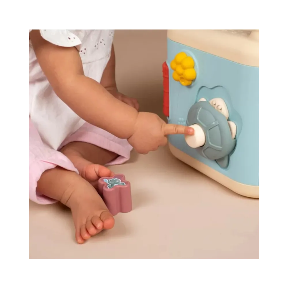SMOBY Little Sensoryczna Kostka Aktywności dla Dzieci Sorter Labirynt 13w1