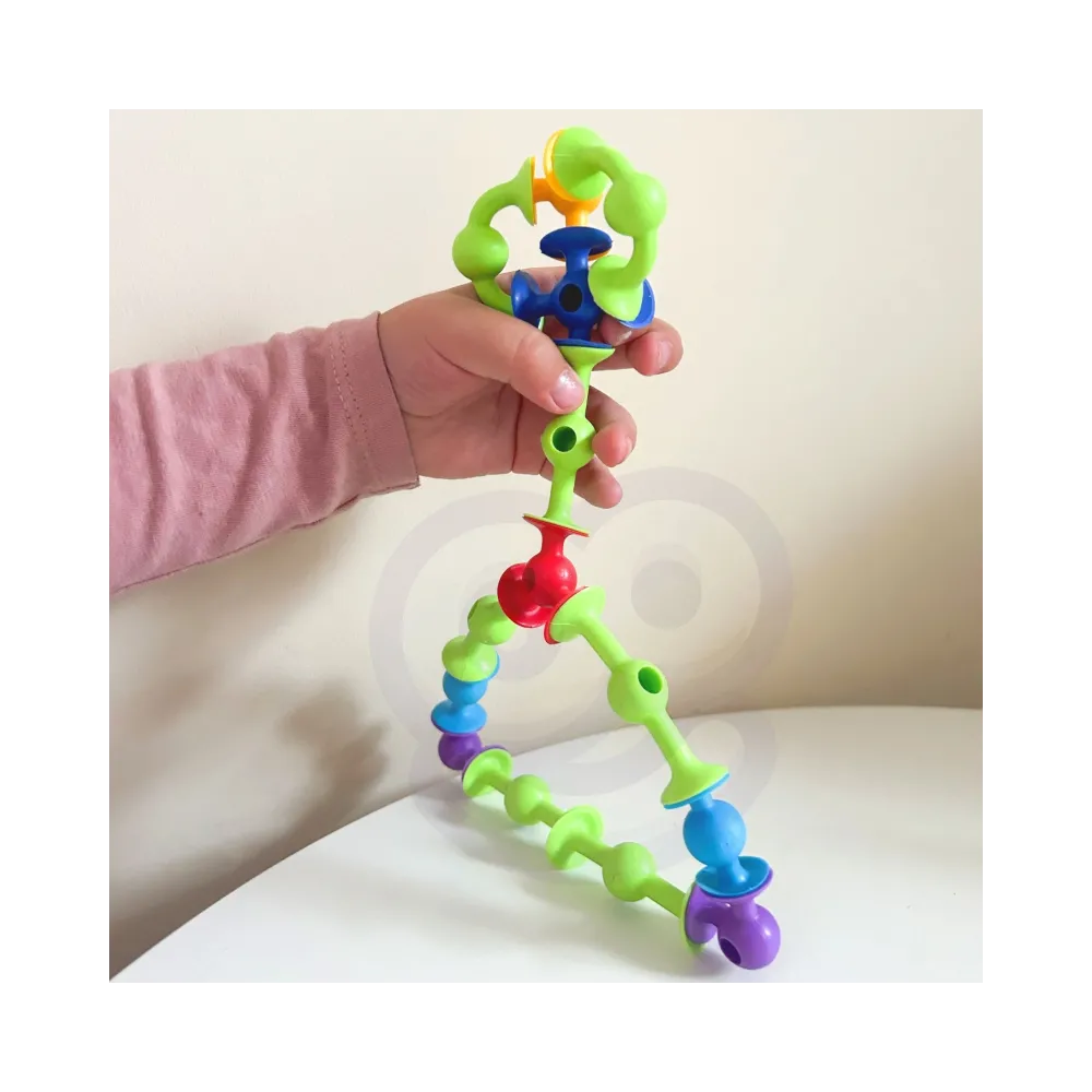 WOOPIE Klocki Konstrukcyjne z Przyssawkami - Zwariowane Zwierzaki