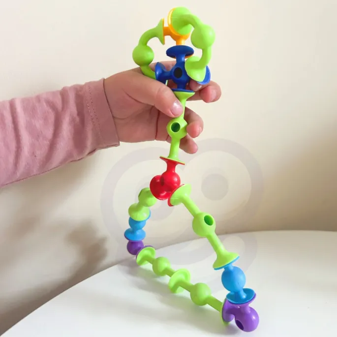 Kolorowe klocki WOOPIE do zabawy w kąpieli