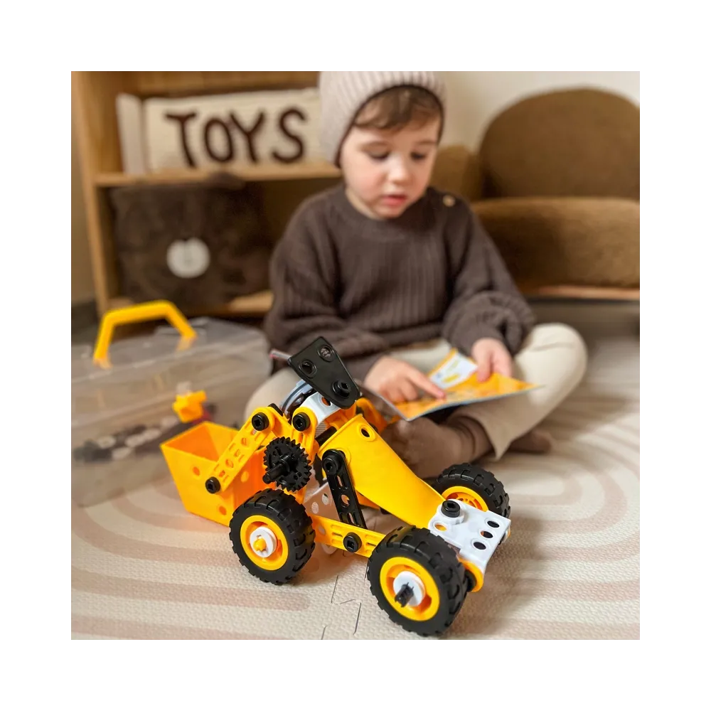 WOOPIE Pojazdy Zestaw Konstrukcyjny 8w1 Klocki STEAM