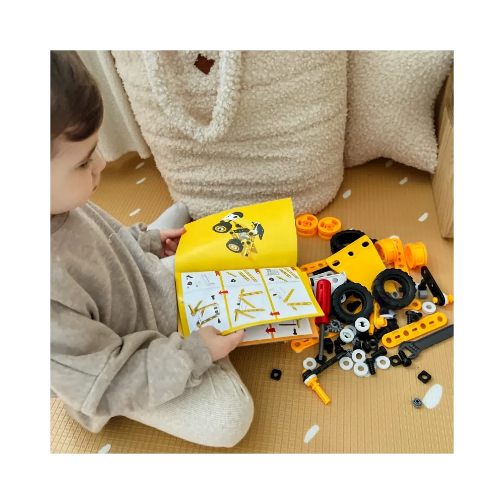 WOOPIE Pojazdy Zestaw Konstrukcyjny 8w1 Klocki STEAM