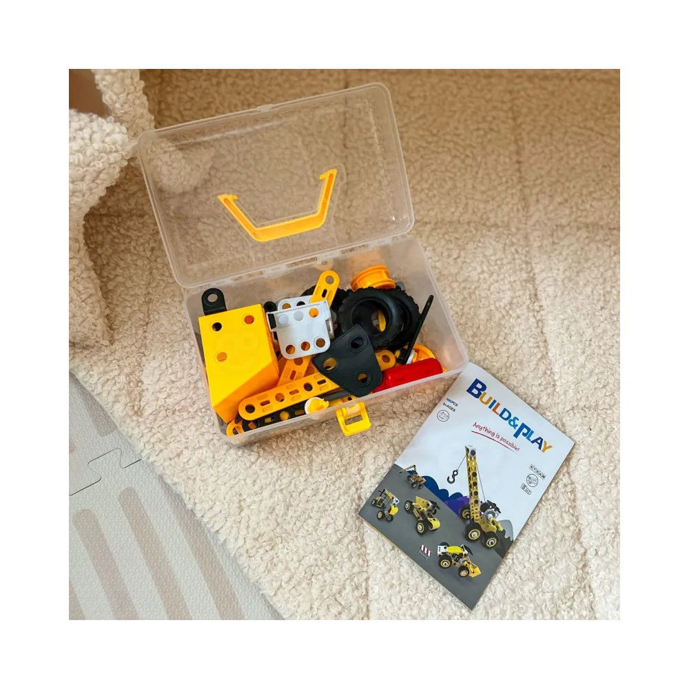 WOOPIE Pojazdy Zestaw Konstrukcyjny 8w1 Klocki STEAM