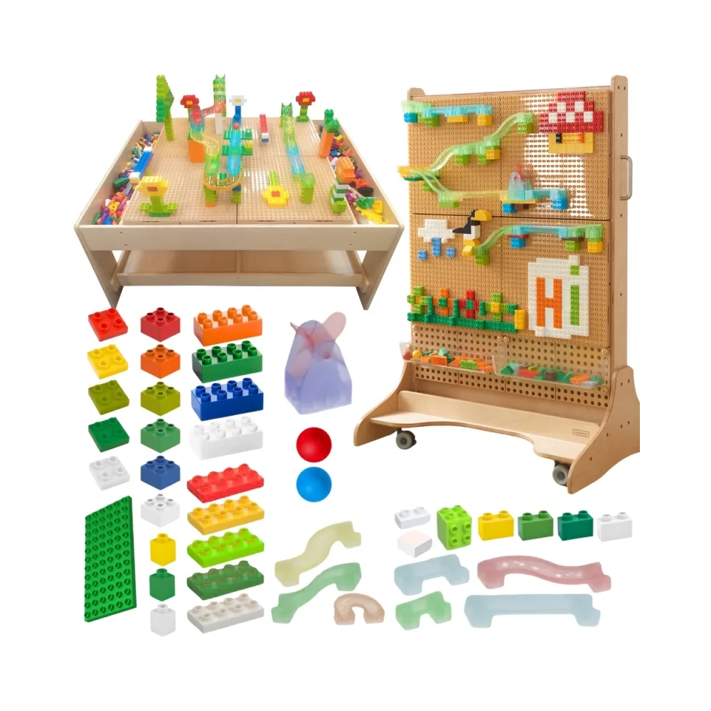 MASTERKIDZ Zestaw Klocków Konstrukcyjnych Tor Kulkowy STEM 359 el.