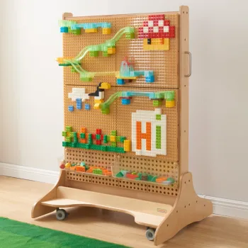 MASTERKIDZ Zestaw Klocków Konstrukcyjnych Tor Kulkowy STEM 359 el.