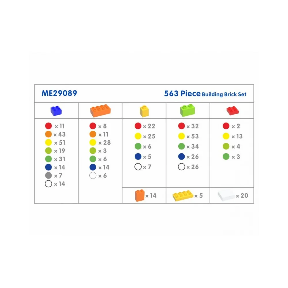MASTERKIDZ Zestaw Klocków Konstrukcyjnych STEM 563 el.