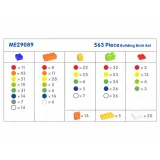MASTERKIDZ Zestaw Klocków Konstrukcyjnych STEM 563 el.