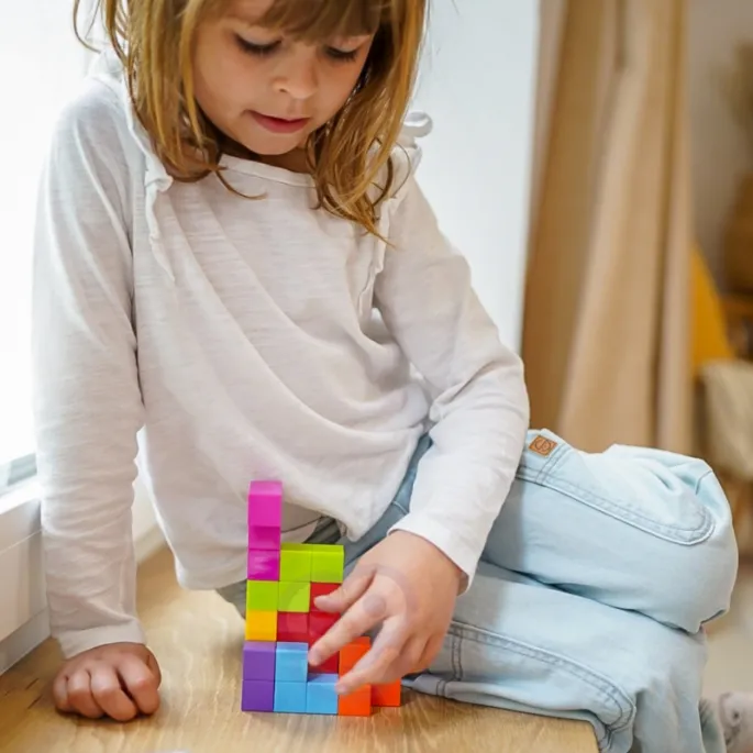 Magnetyczne kostki do twórczej zabawy