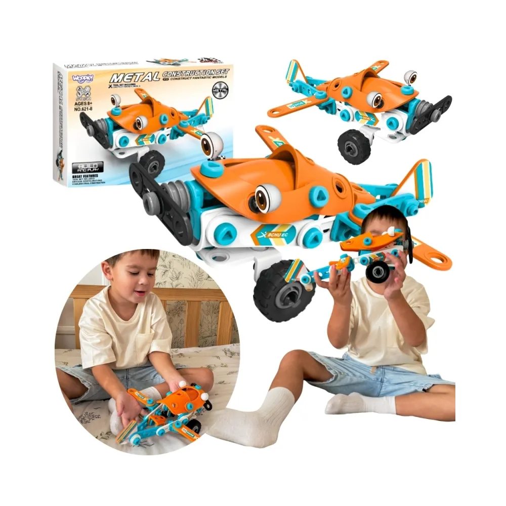 WOOPIE Samolot Zestaw Konstrukcyjny Klocki STEM