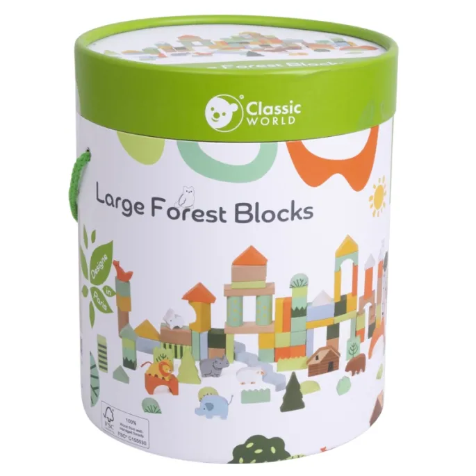 Ekologiczne klocki do zabawy dla najmłodszych