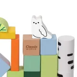 CLASSIC WORLD Zestaw Drewnianych Klocków Leśny Świat 50 el.